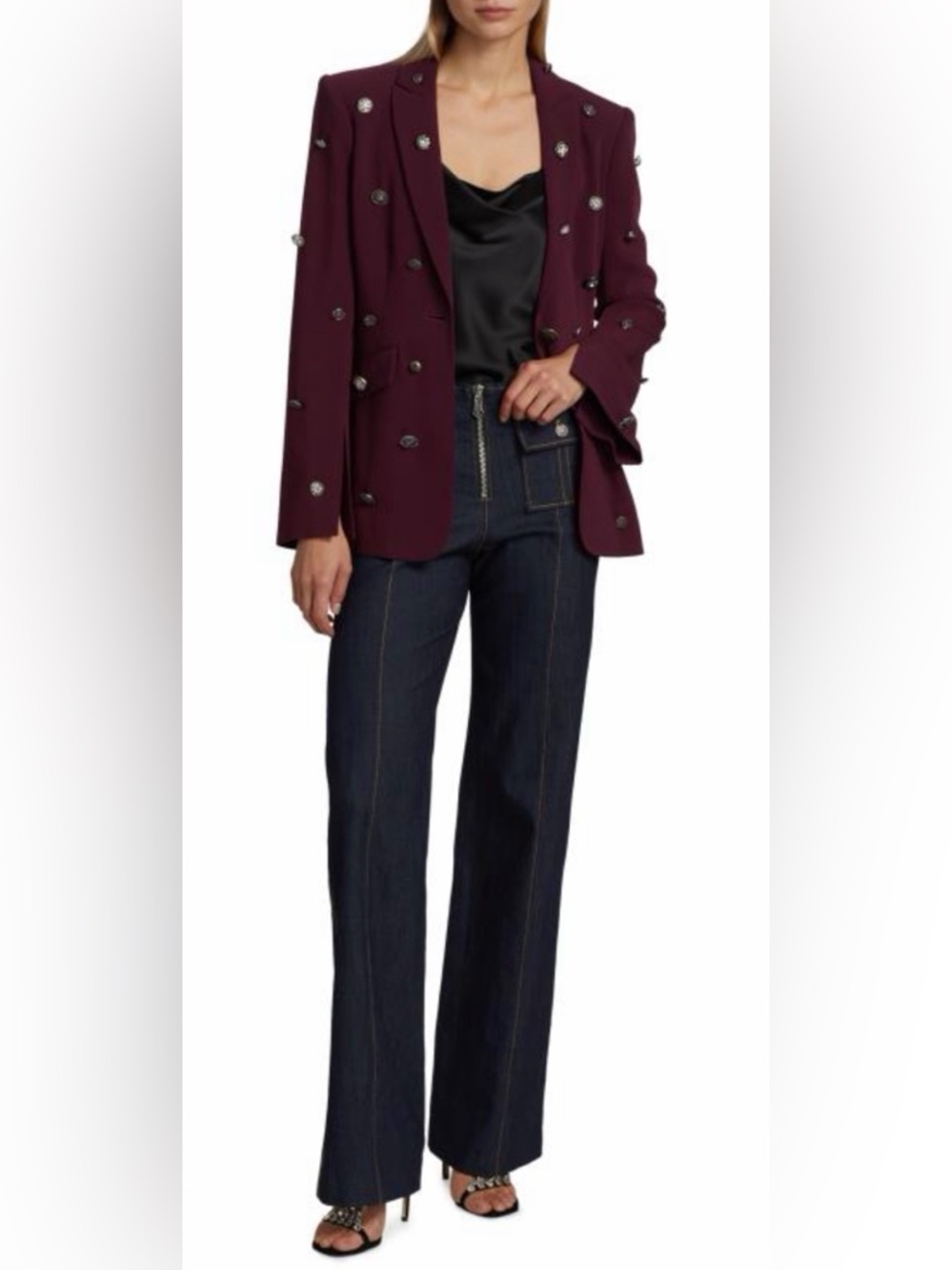 Cinq a Sept Cheyenne Single Breasted Blazer - Picture 8 of 9